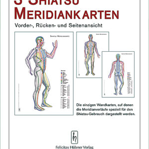 Drei Shiatsu Meridiankarten - Elli Mann-Langhof